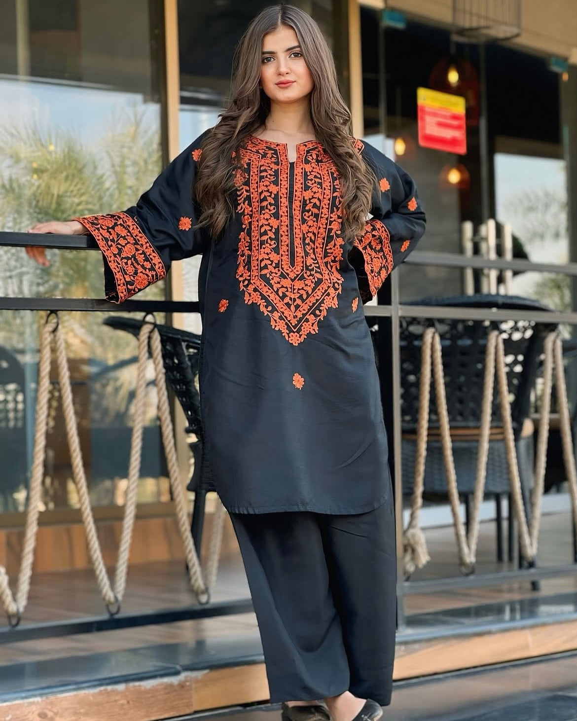 Elegant Cotton 2-Piece Suit