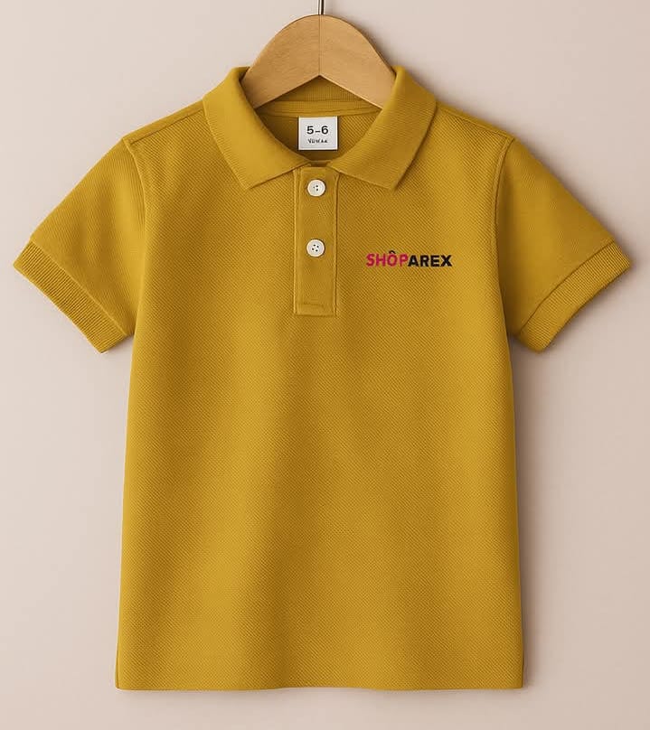 CK Brand sleeve polo shirts for boys-multicolor