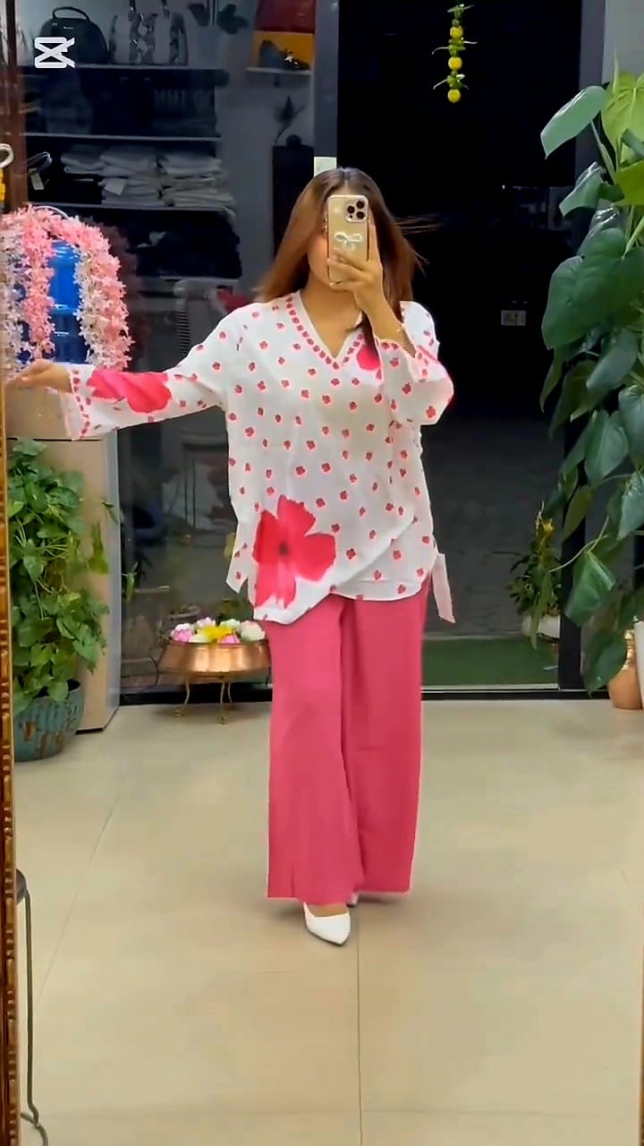 Women's Stylish Blue Co-ord Set