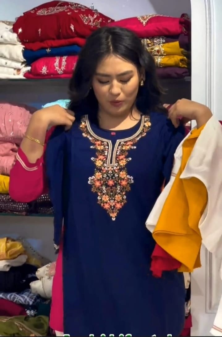 Elegant Embroidered Tops