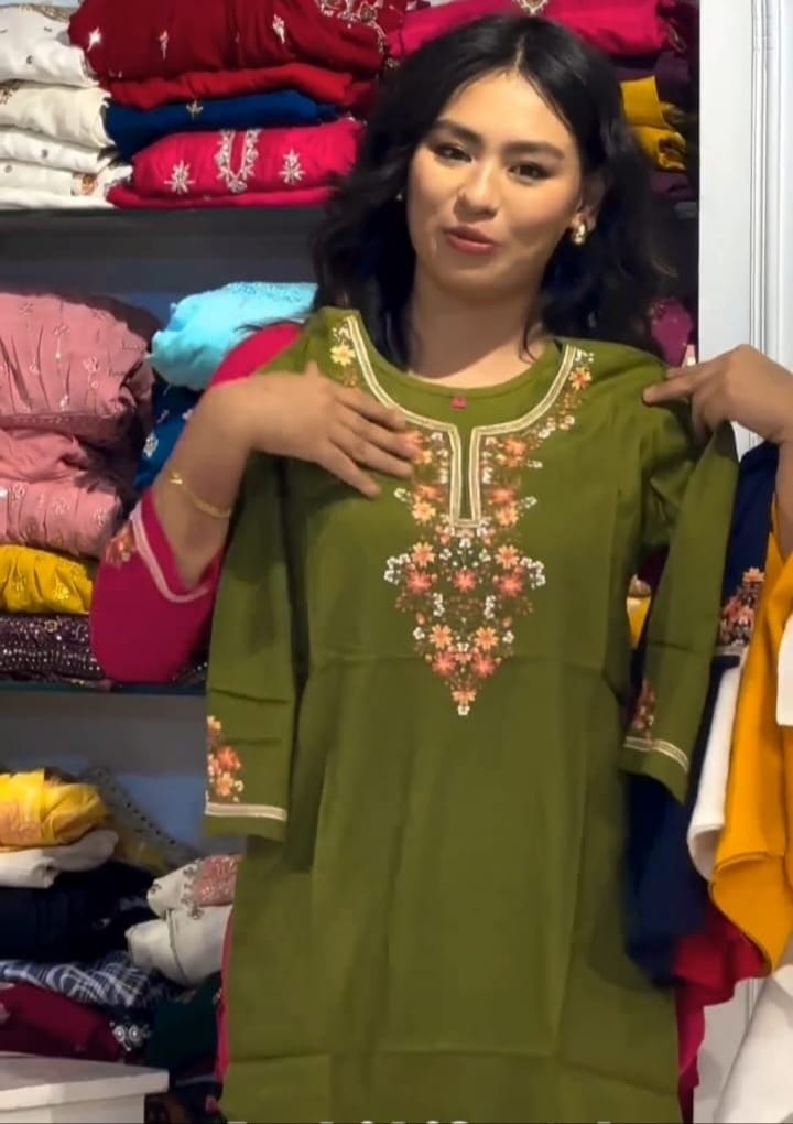 Elegant Embroidered Tops