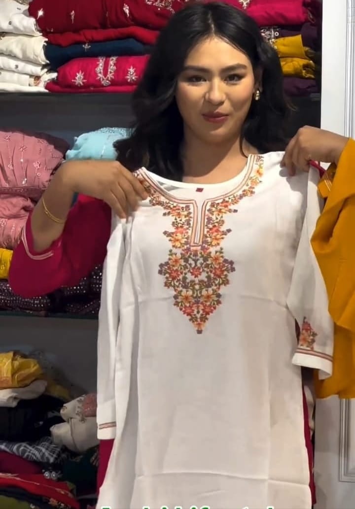 Elegant Embroidered Tops