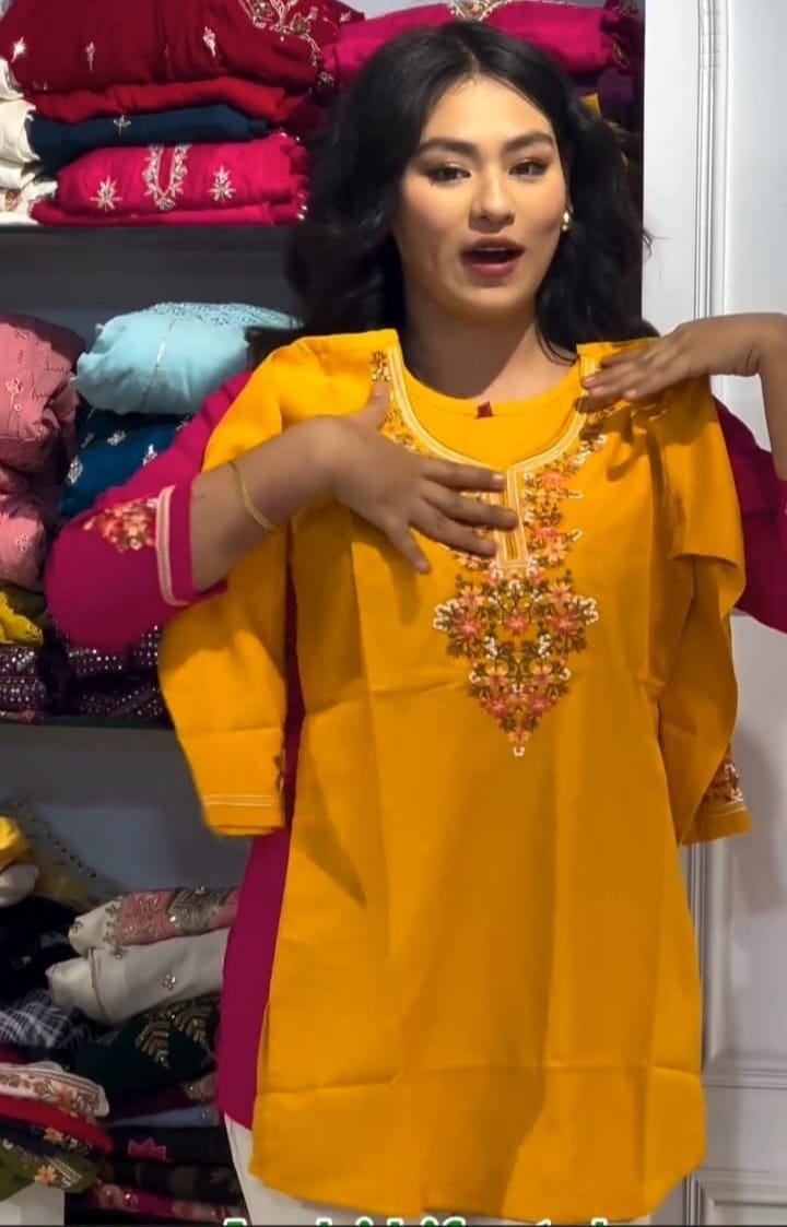 Elegant Embroidered Tops