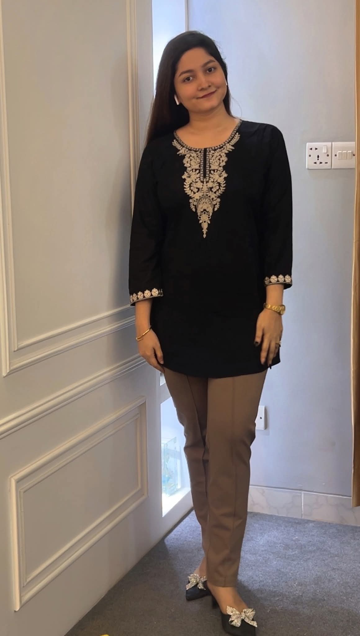 Elegant Embroidered Tops