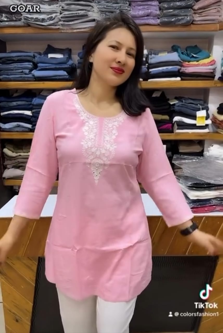 Elegant Embroidered Tops