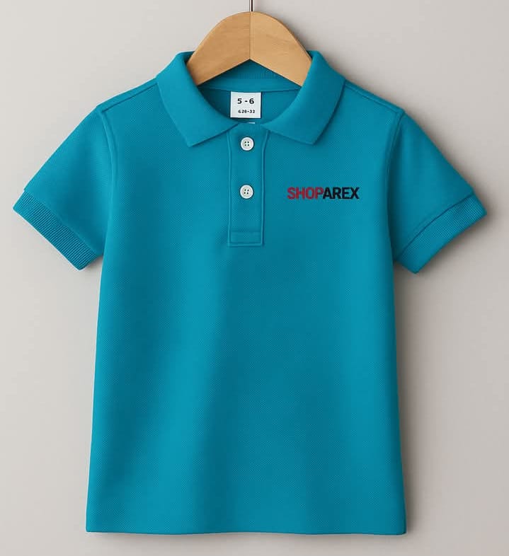 CK Brand sleeve polo shirts for boys-multicolor