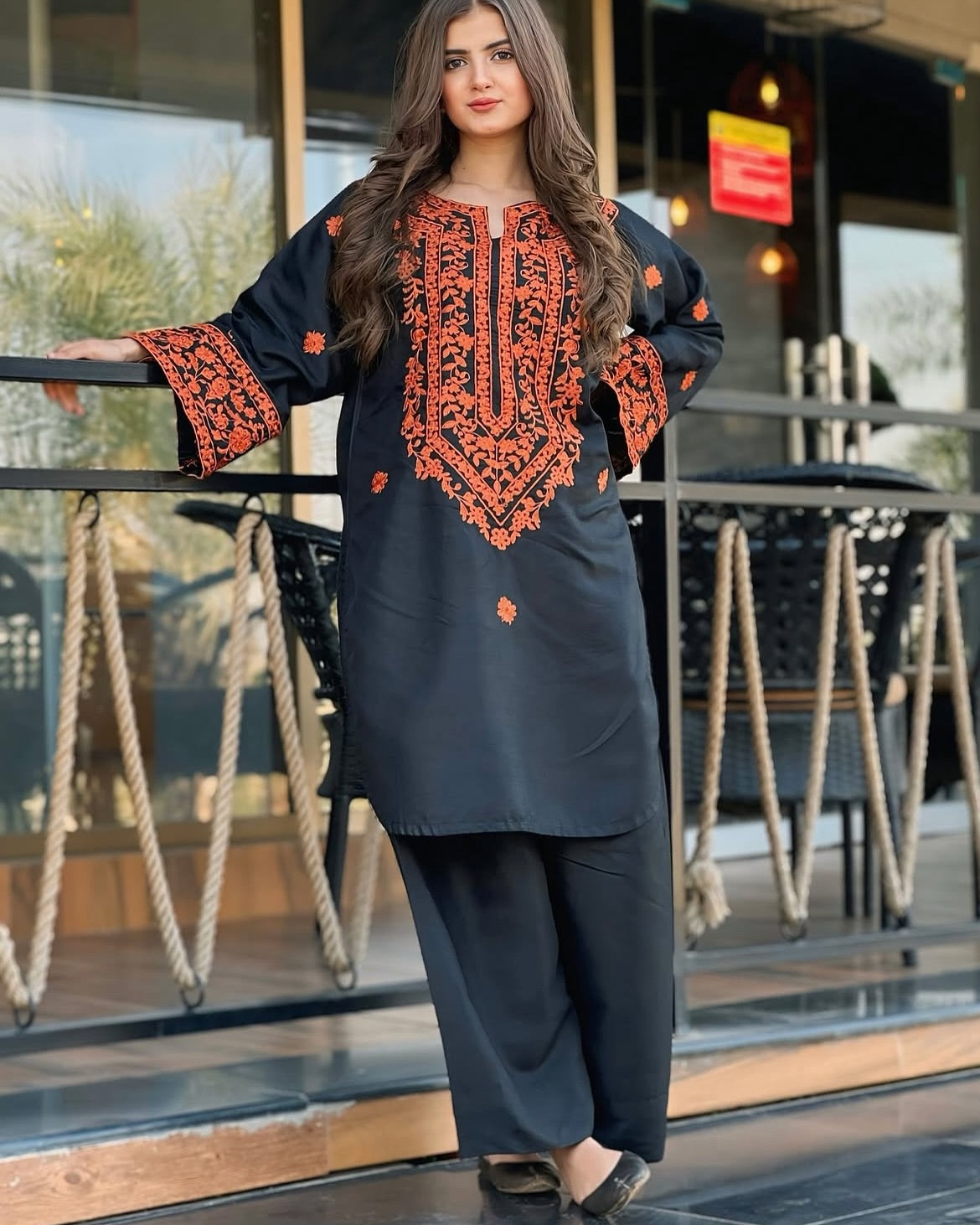 Elegant Cotton 2-Piece Suit