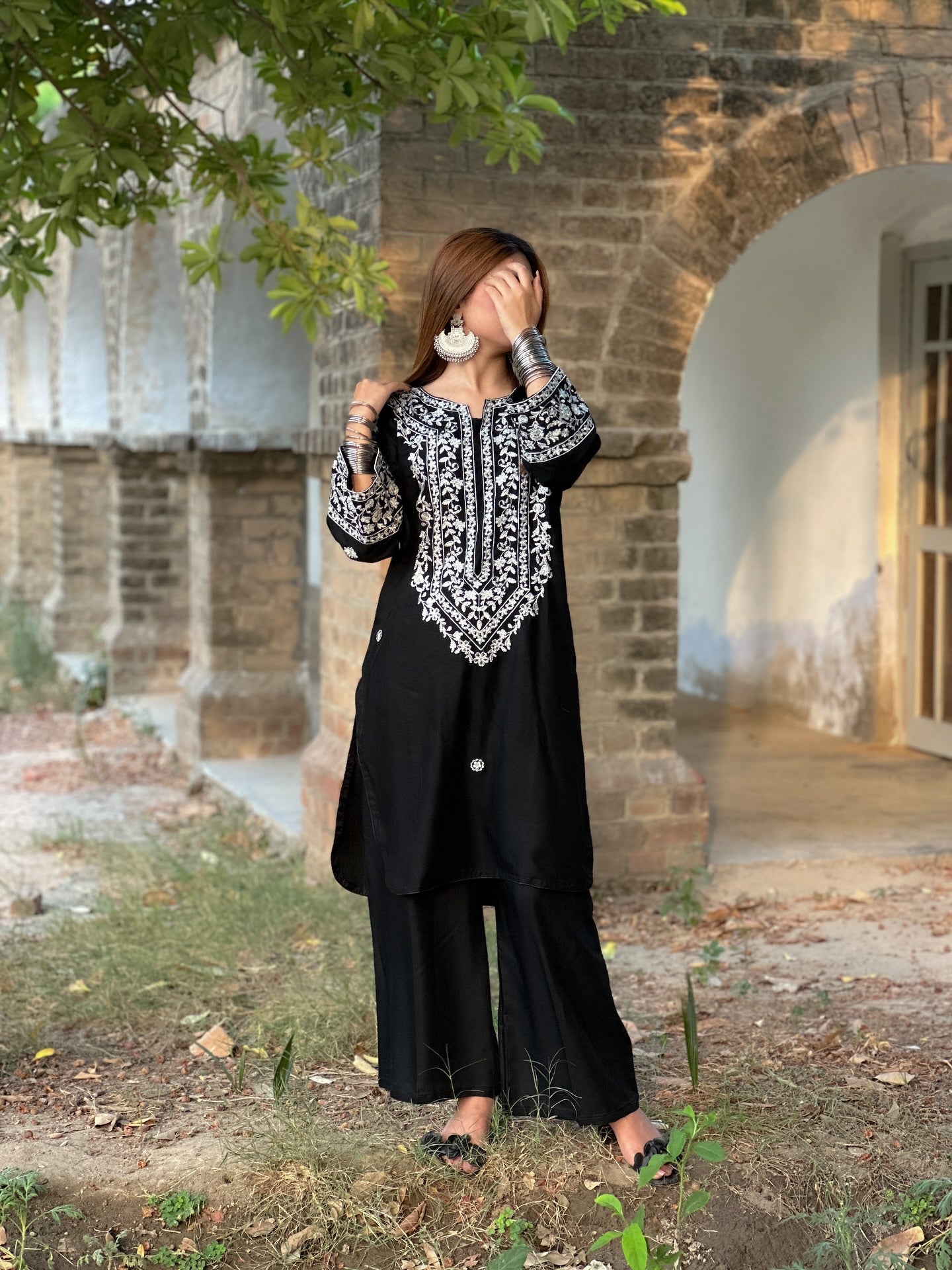 Elegant Cotton 2-Piece Suit